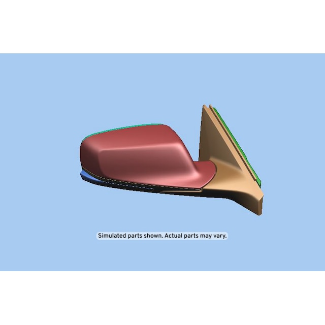 GM Genuine Parts Primed Passenger Side Mirror