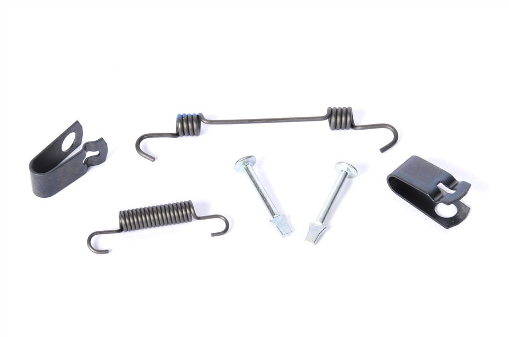 GM Genuine Parts Rear Parking Brake Hold Down Spring Kit with Springs, Pins, and Retainers