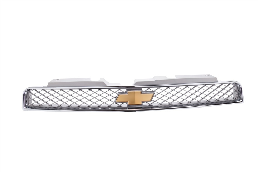 GM Genuine Parts Silver Front Upper Grille with Bowtie Emblem
