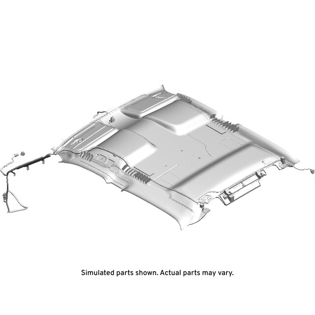 GM Genuine Parts Light Opal Gray Headliner