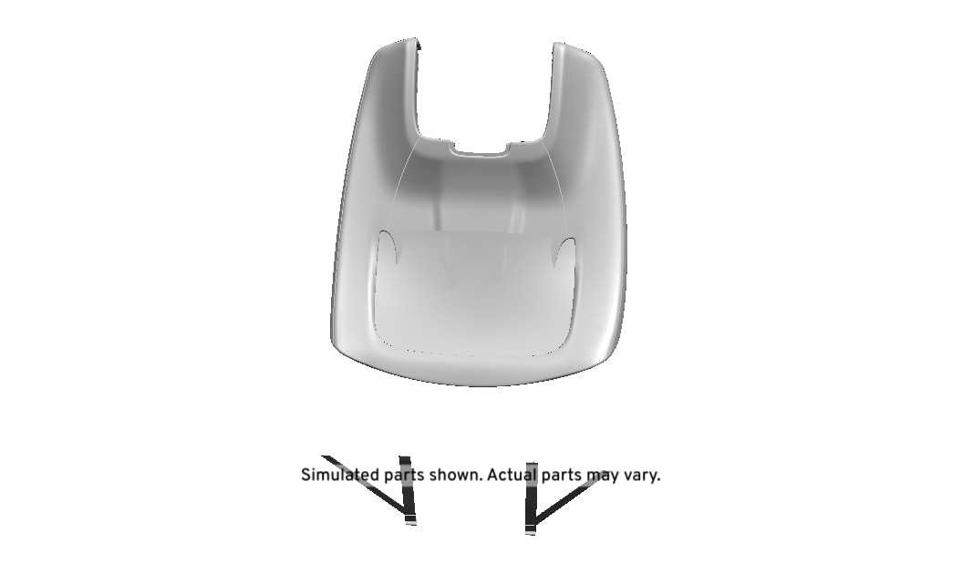 GM Genuine Parts Jet Black Passenger Seat Back Cushion Finish Panel