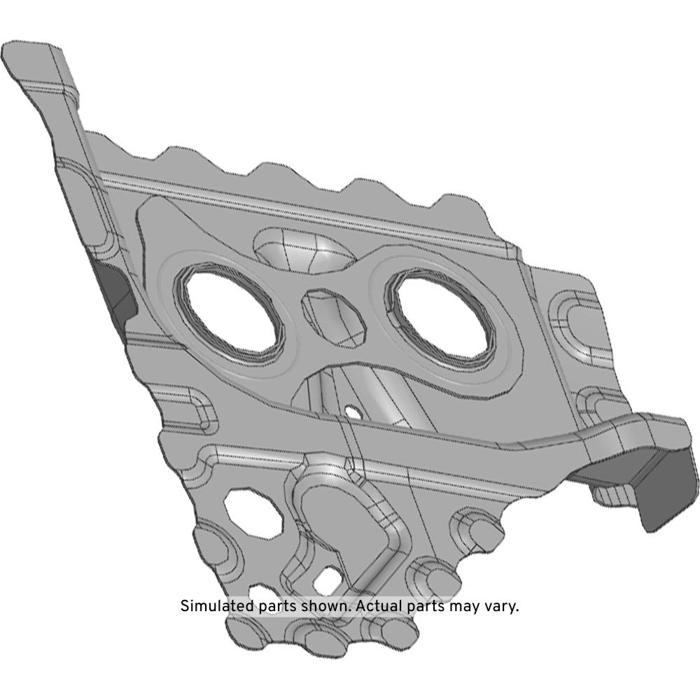 GM Genuine Parts Driver Side Front Engine Compartment Outer Rail Reinforcement