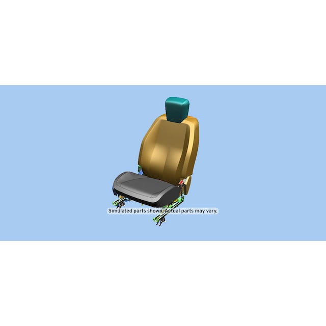 GM Genuine Parts Light Titanium Passenger Seat