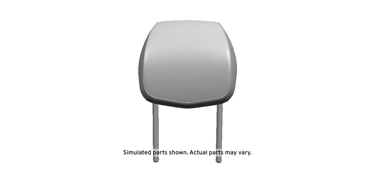 GM Genuine Parts Very Dark Cashmere Rear Seat Head Restraint