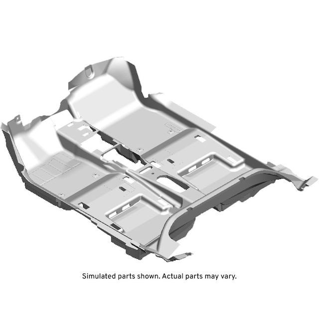 GM Genuine Parts Jet Black Front Floor Panel Carpet