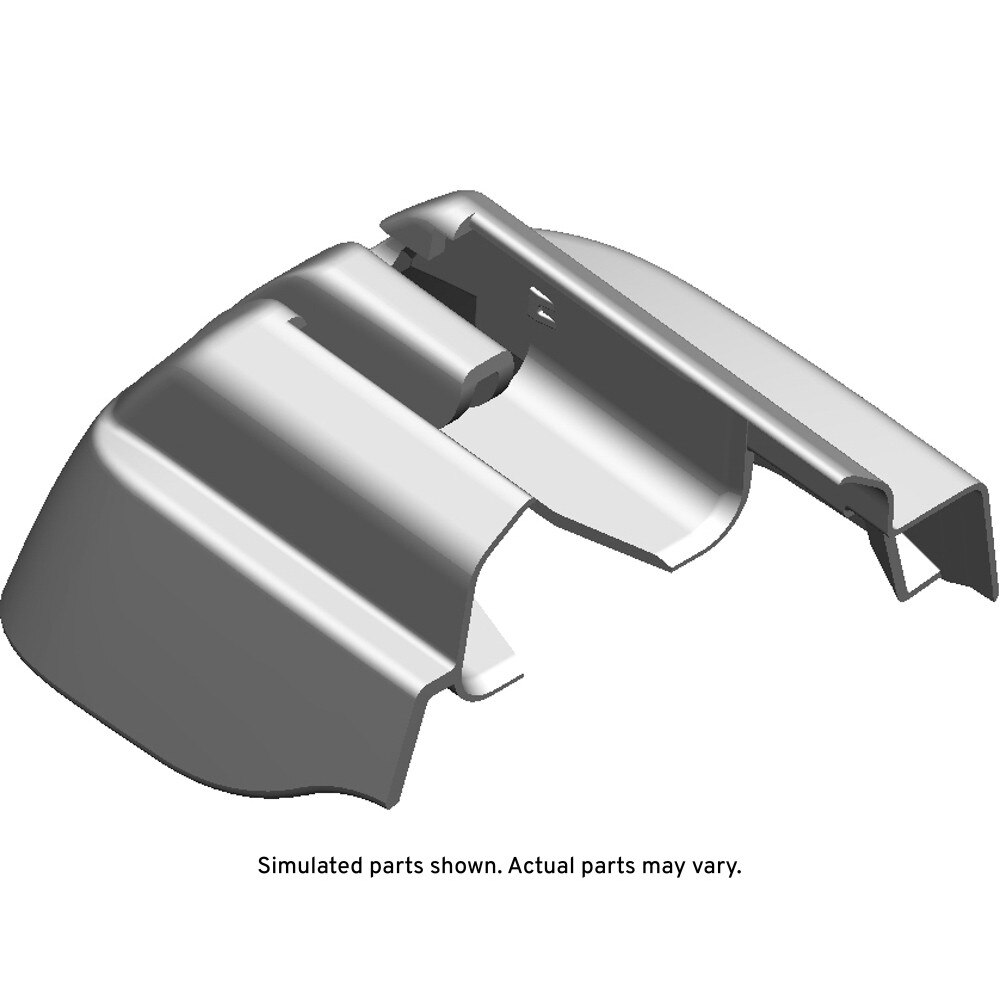 GM Genuine Parts Light Platinum Passenger Seat Outer Adjuster Front Finish Cover