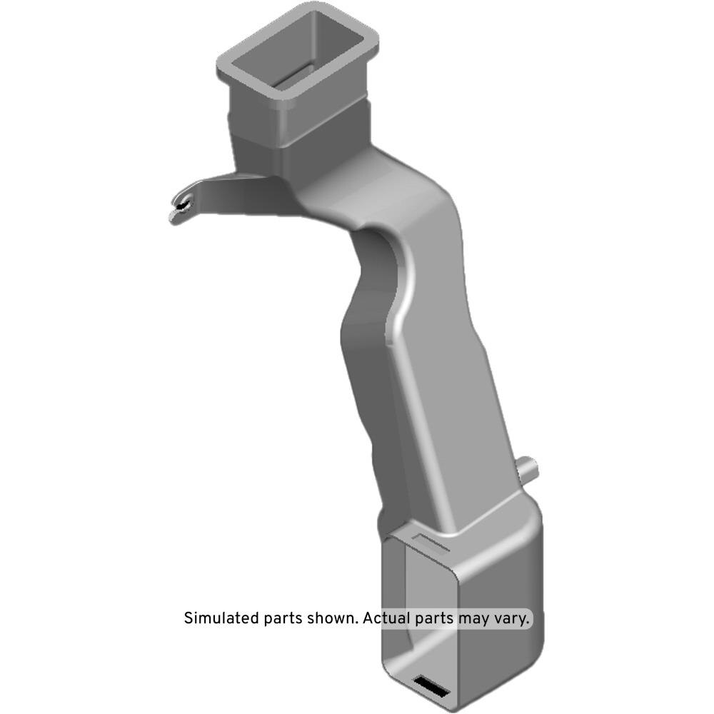 GM Genuine Parts Driver Side Auxiliary Air Conditioning Air Lower Duct