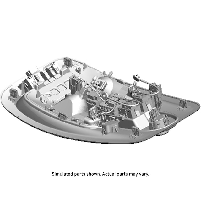 GM Genuine Parts Light Titanium Roof Console