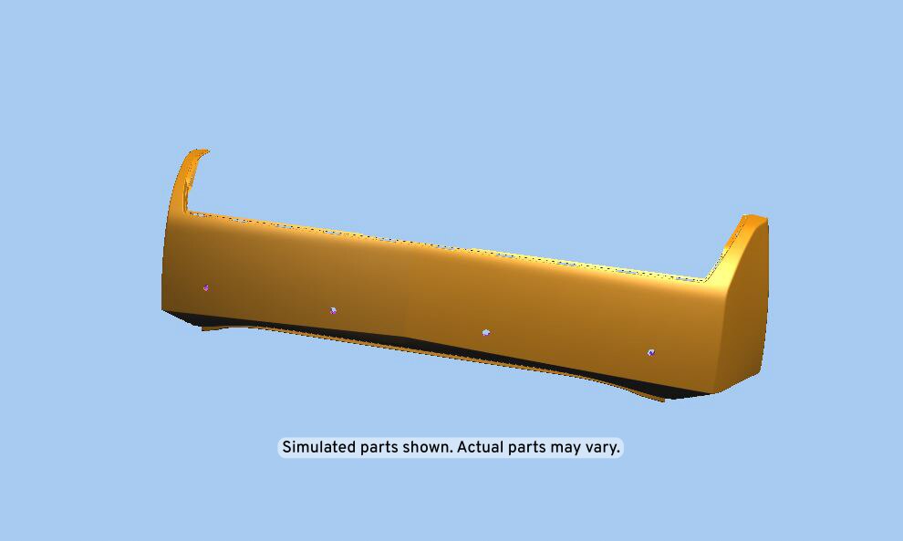 GM Genuine Parts Rear Upper Bumper Cover