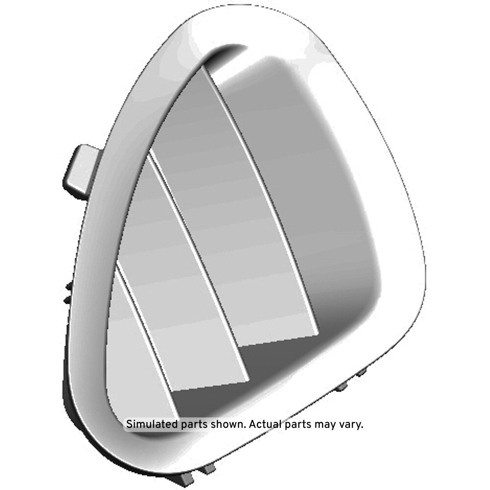 GM Genuine Parts Medium Cashmere Passenger Side Window Defogger Outlet Grille