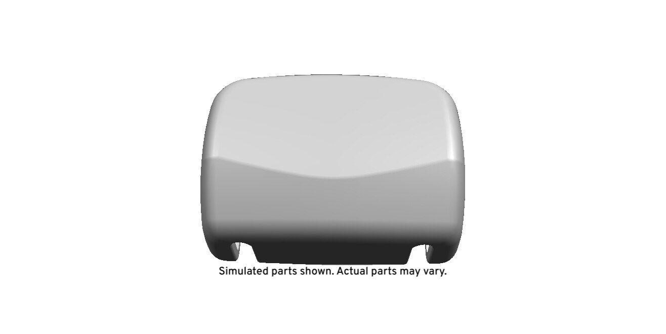 GM Genuine Parts Medium Titanium Rear Seat Head Restraint Cover