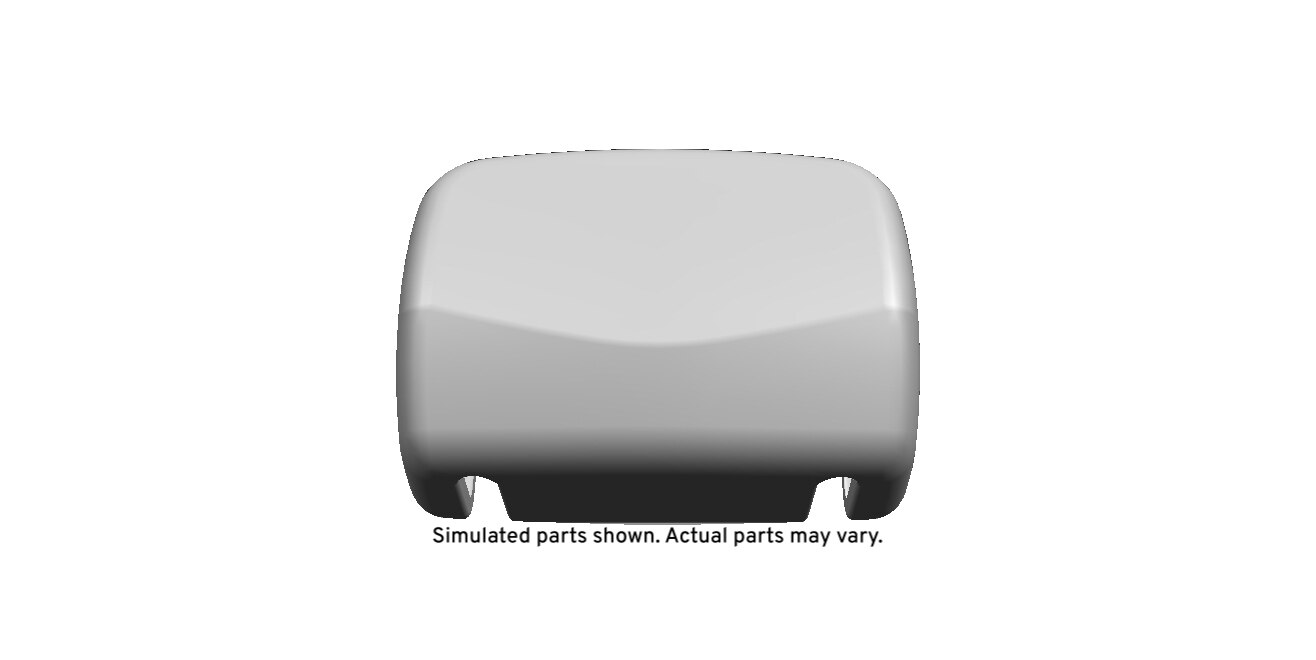 GM Genuine Parts Very Light Platinum Rear Seat Head Restraint Cover