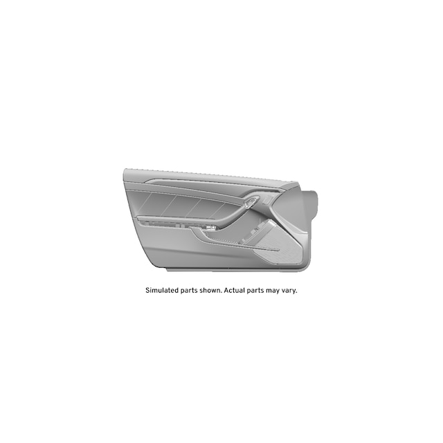 GM Genuine Parts Ebony Front Driver Side Door Trim