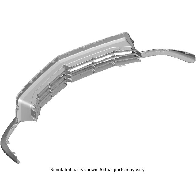 GM Genuine Parts Black Front Lower Bumper Cover