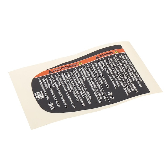 GM Genuine Parts Portable Battery Charge Warning Label