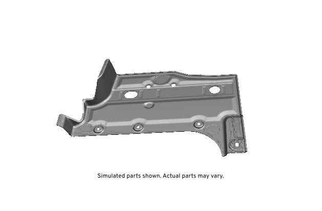 GM Genuine Parts Passenger Side Underbody Rear Air Deflector