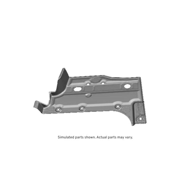 GM Genuine Parts Passenger Side Underbody Rear Air Deflector