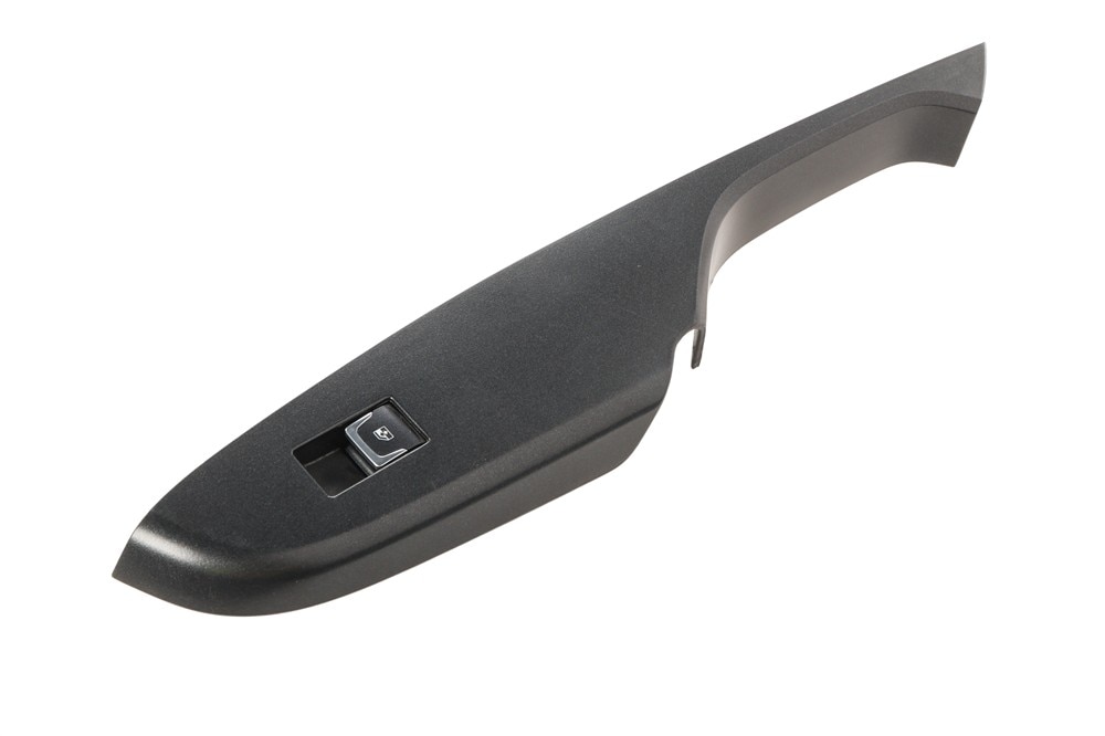GM Genuine Parts Black Carbon Metallic Passenger Side Front Door Armrest Switch Mount Plate