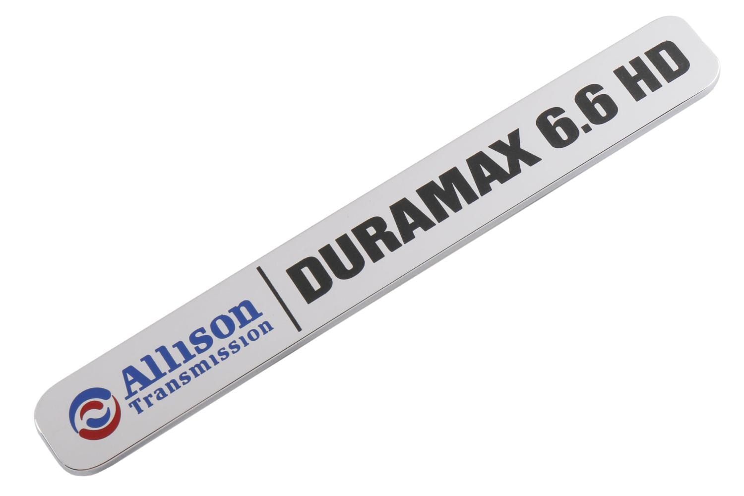 GM Genuine Parts Hood Side Allison Transmission Duramax Emblem