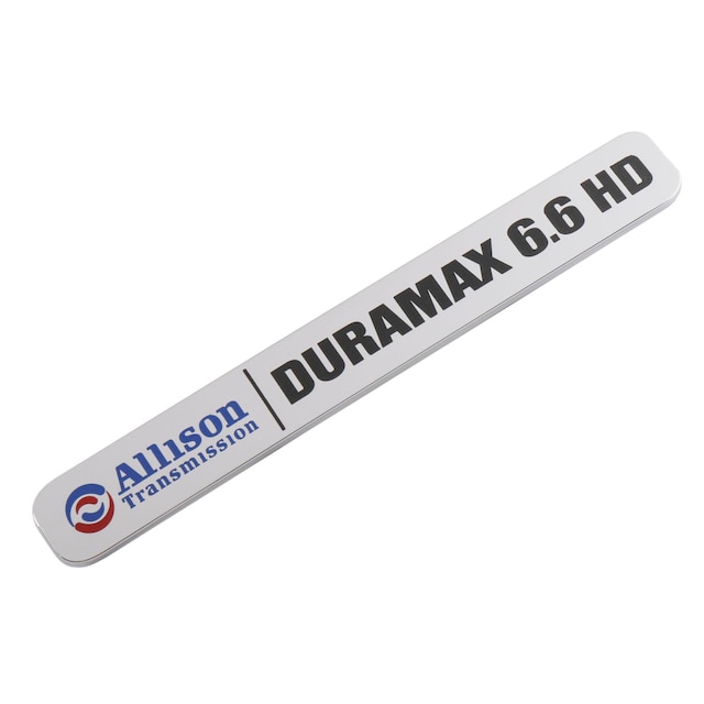 GM Genuine Parts Hood Side Allison Transmission Duramax Emblem