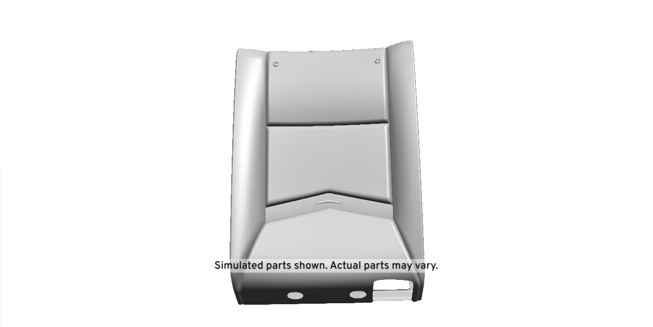 GM Genuine Parts Very Light Platinum Rear Passenger Side Seat Back Cushion Cover