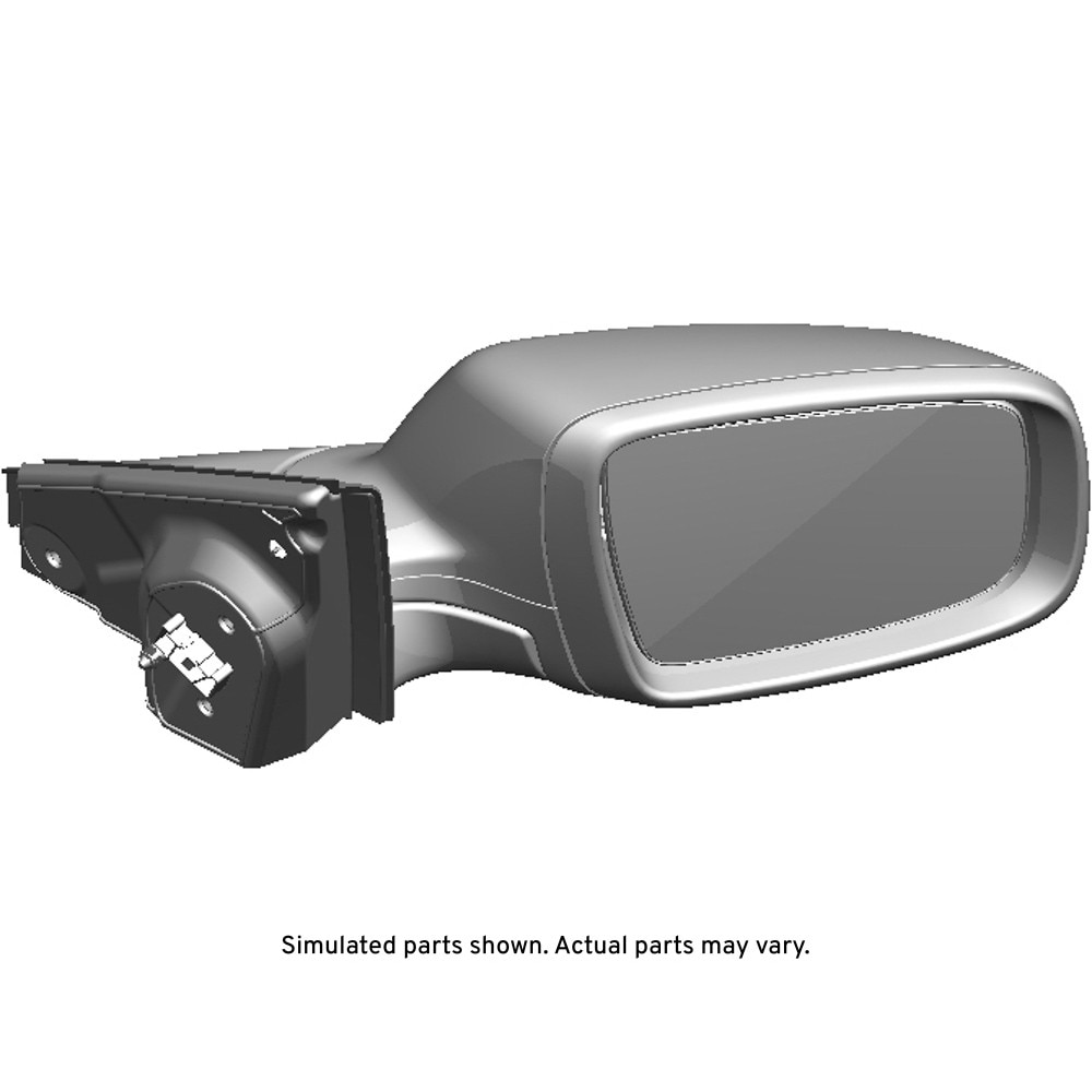 GM Genuine Parts Primed Passenger Side Mirror
