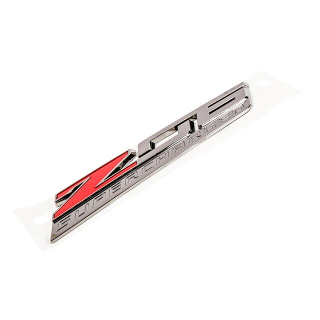 GM Genuine Parts Passenger Side Front Fender Z06 Supercharged Emblem