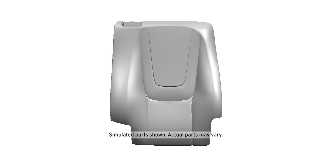 GM Genuine Parts Jet Black Rear Passenger Side Seat Back Cover