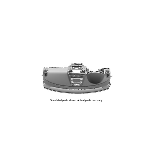 GM Genuine Parts Jet Black Instrument Panel Upper Trim Panel