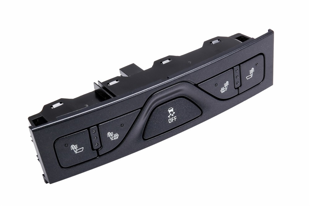 GM Genuine Parts Black Carbon Metallic Front Seat Heater Switch