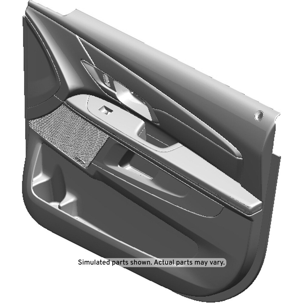 GM Genuine Parts Jet Black Front Passenger Side Door Trim