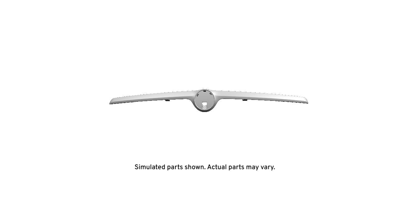 GM Genuine Parts Bright Chrome Deck Lid Center Applique