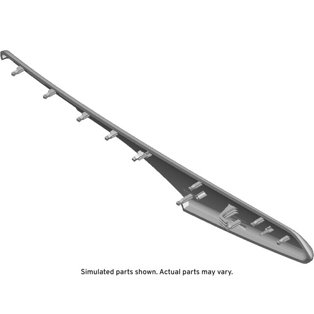 GM Genuine Parts Figured Sapele Front Driver Side Door Trim Panel Applique
