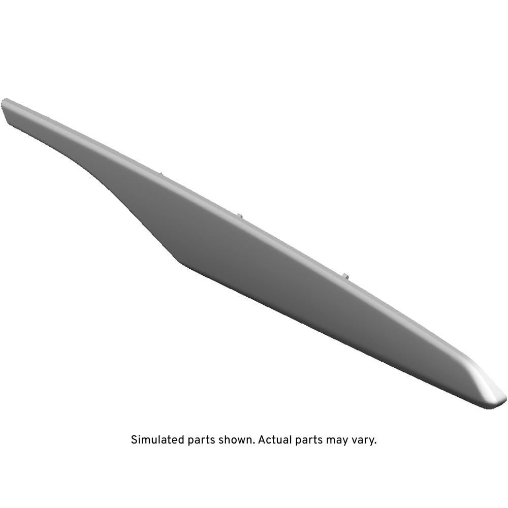GM Genuine Parts Fine Twill Weave Carbon Rear Side Door Trim Applique