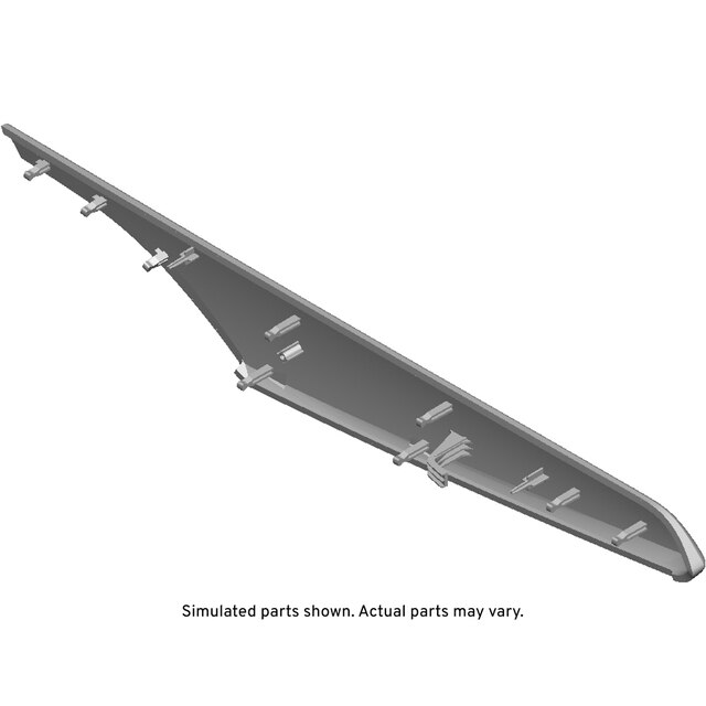 GM Genuine Parts Cafe Noir Eucalyptus Driver Side Rear Door Trim Panel Applique
