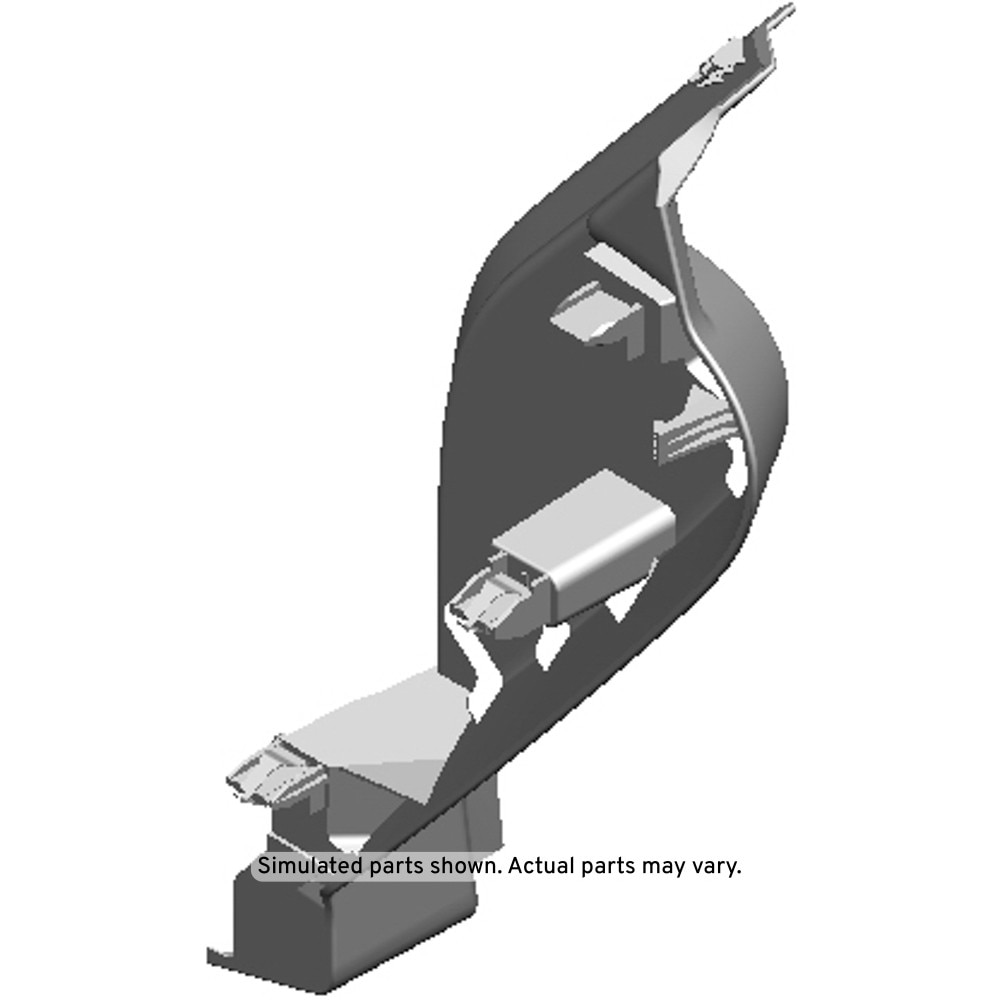 GM Genuine Parts Cocoa Passenger Side Instrument Panel Outer Trim Cover