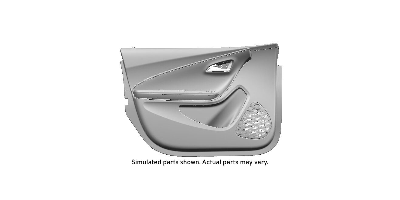 GM Genuine Parts Medium Urban Front Driver Side Door Trim
