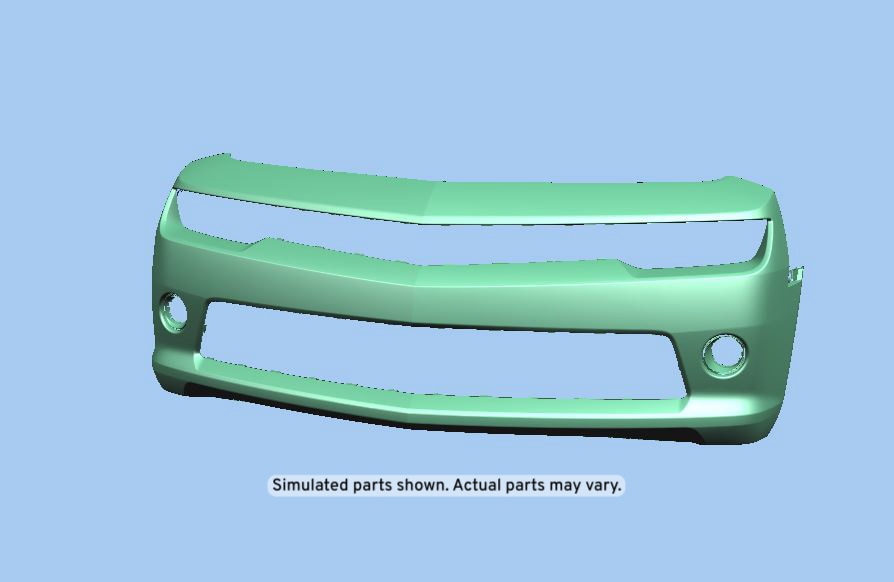 GM Genuine Parts Front Upper Bumper Cover