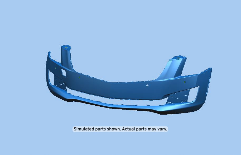 GM Genuine Parts Front Upper Bumper Cover