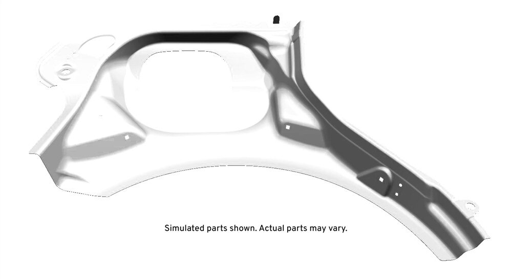 GM Genuine Parts Rear Driver Side Wheelhouse Outer Panel