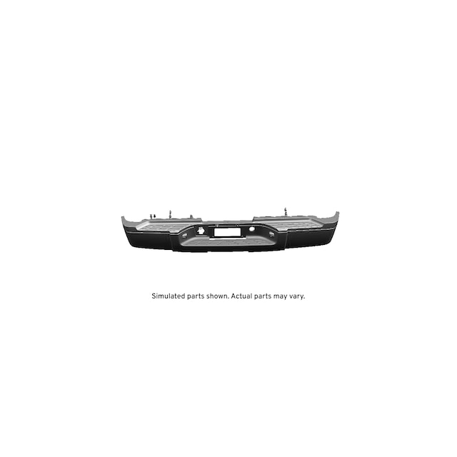 GM Genuine Parts Bright Chrome Rear Bumper Impact Bar