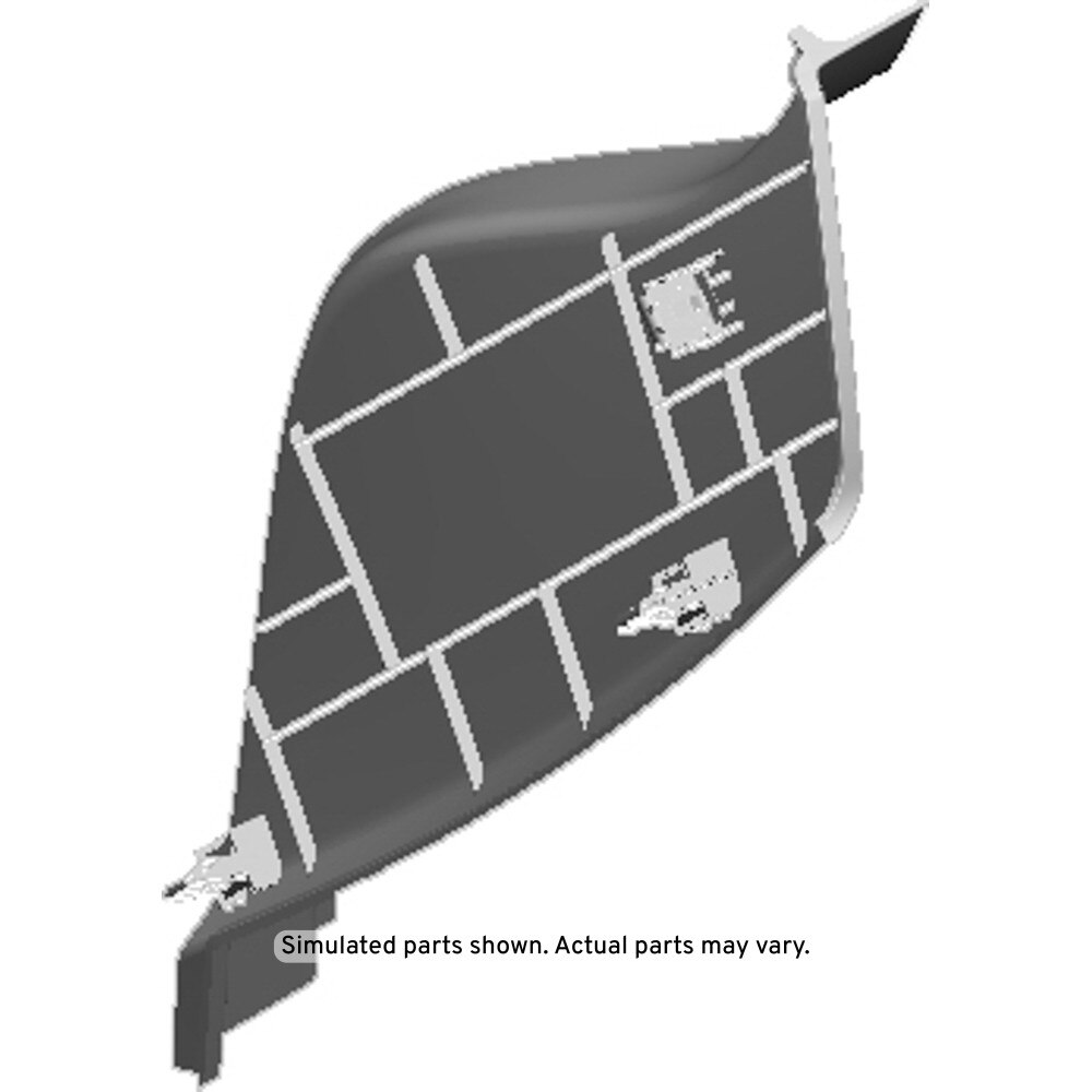 GM Genuine Parts Medium Cashmere Passenger Side Instrument Panel Fuse Block Access Hole Cover