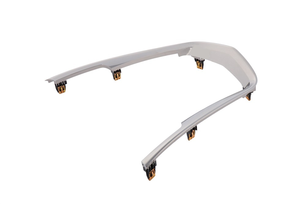 GM Genuine Parts Dusk Chrome Instrument Panel Lower Center Trim Plate Applique