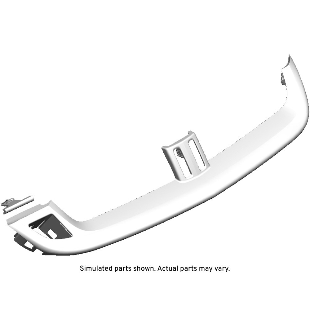 GM Genuine Parts Piano Black Instrument Panel Center Trim Plate Applique
