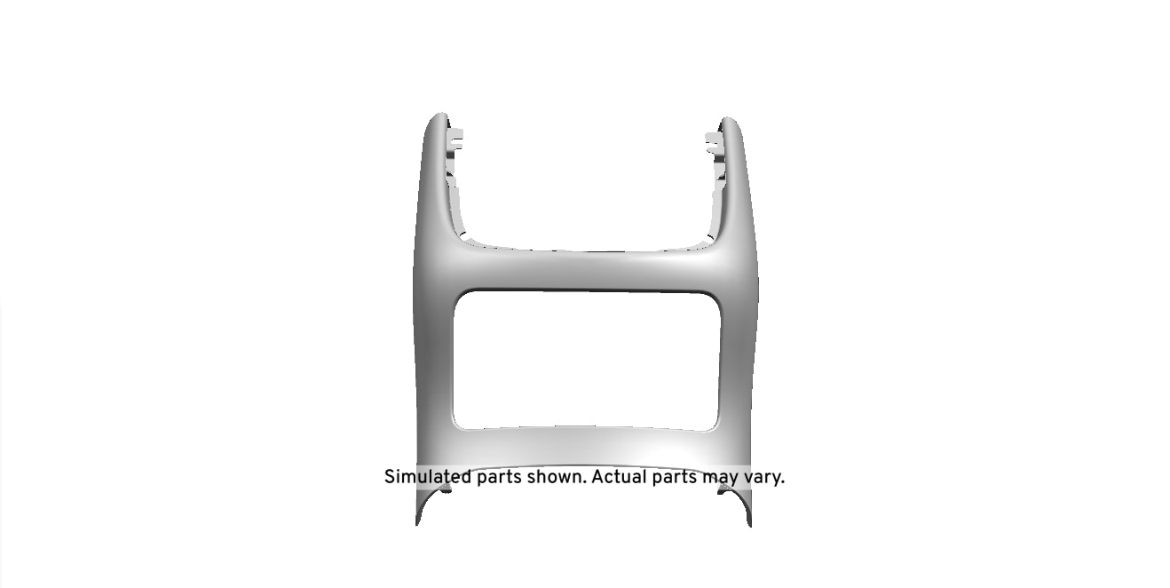 GM Genuine Parts Cashmere Front Floor Console Rear Trim Panel