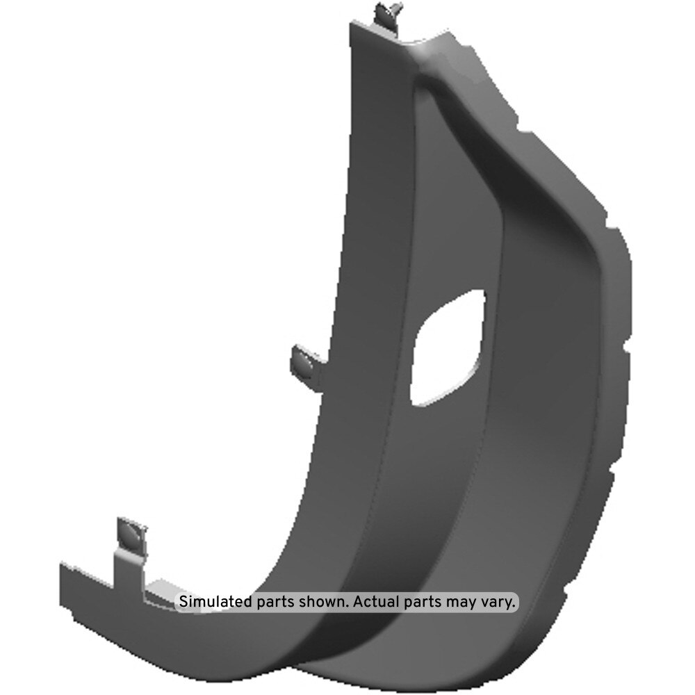 GM Genuine Parts Jet Black Front Passenger Side Door Trim Panel Molding