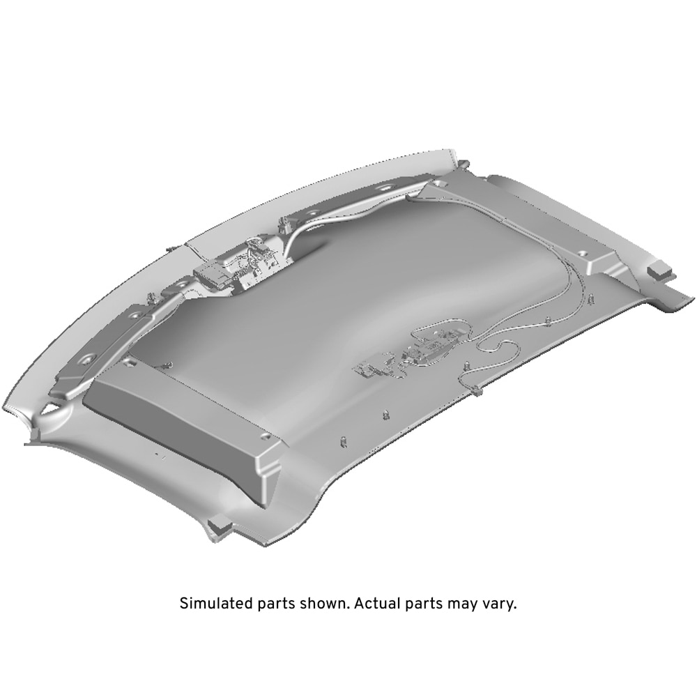 GM Genuine Parts Shale Front Headliner