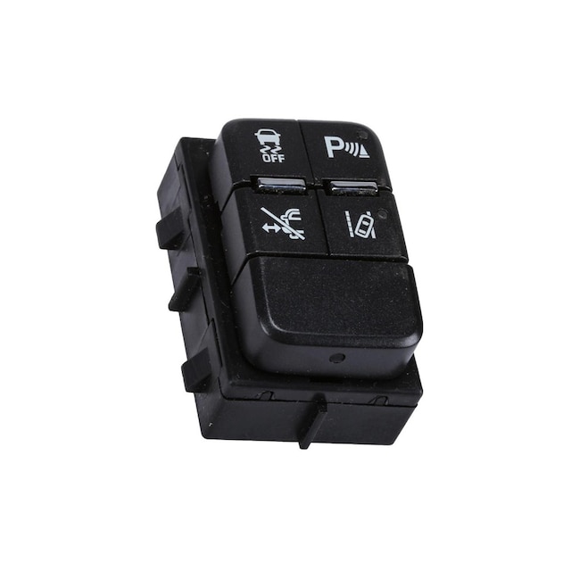GM Genuine Parts Black Carbon Metallic Vehicle Stability Control System Switch