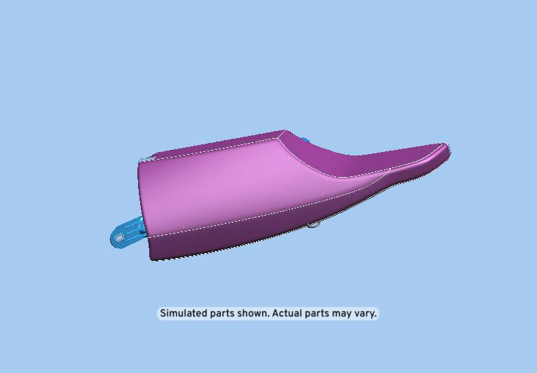 GM Genuine Parts Twilight Blue Rear Driver Side Seat Back Bolster