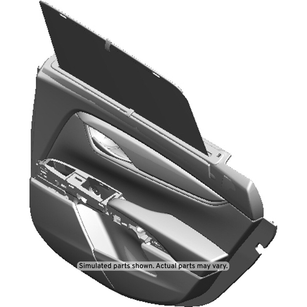 GM Genuine Parts Medium Titanium Rear Passenger Side Door Trim